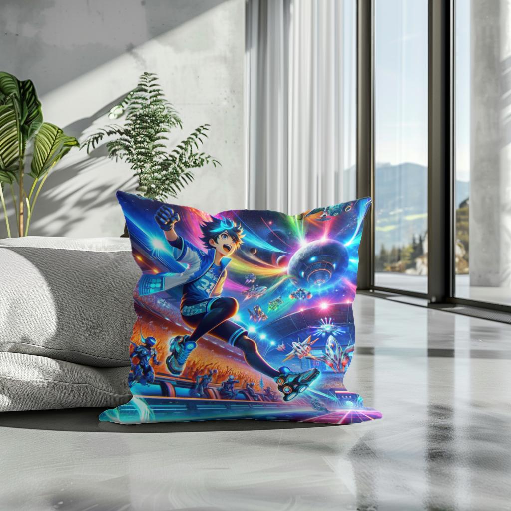 Interstellar Sports Showdown Cotton Cushion