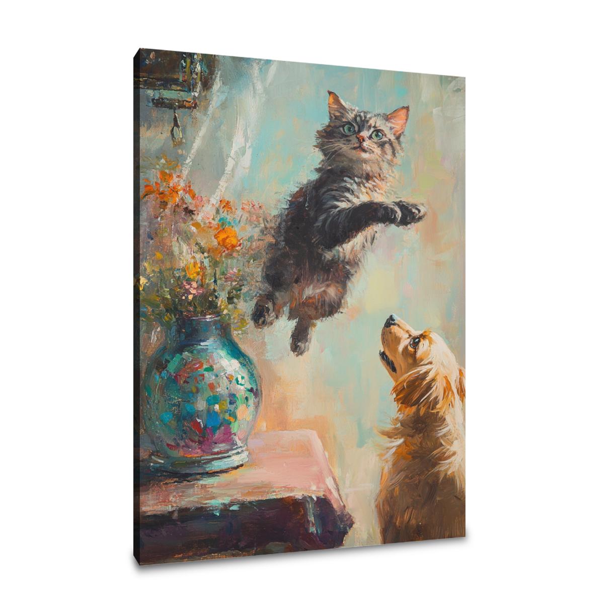 Cat's Mischief Canvas