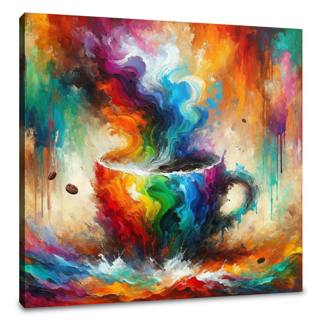 Dynamic Spectrum Americano Canvas