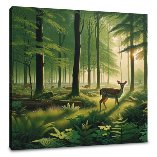 Dawn Forest Canvas