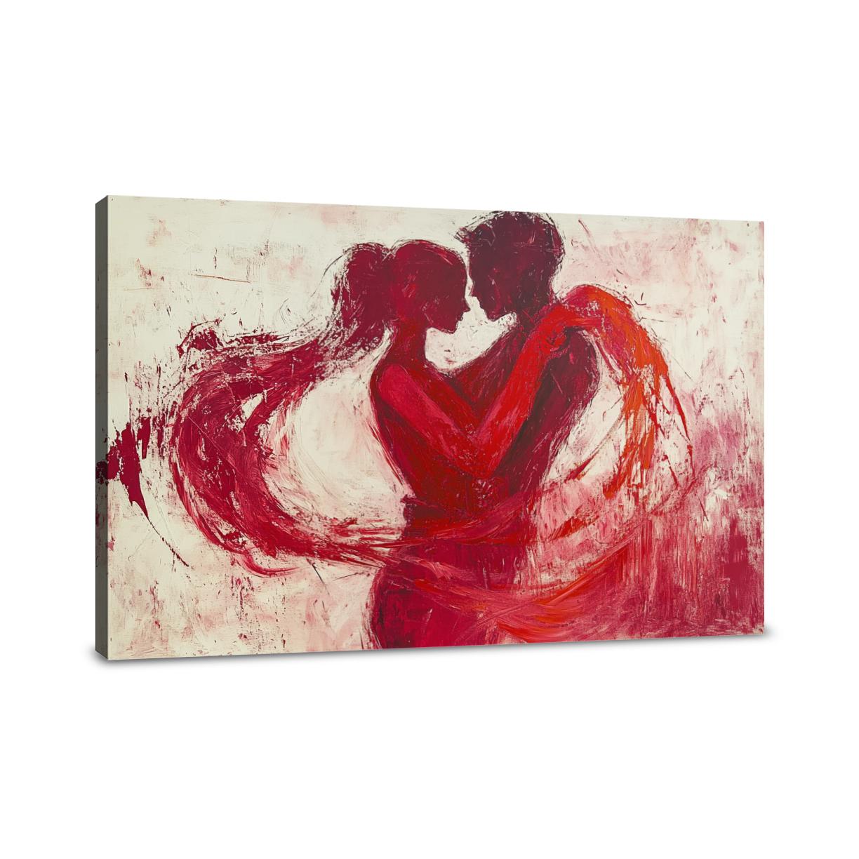 Interwoven Hearts Canvas