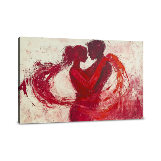 Interwoven Hearts Canvas