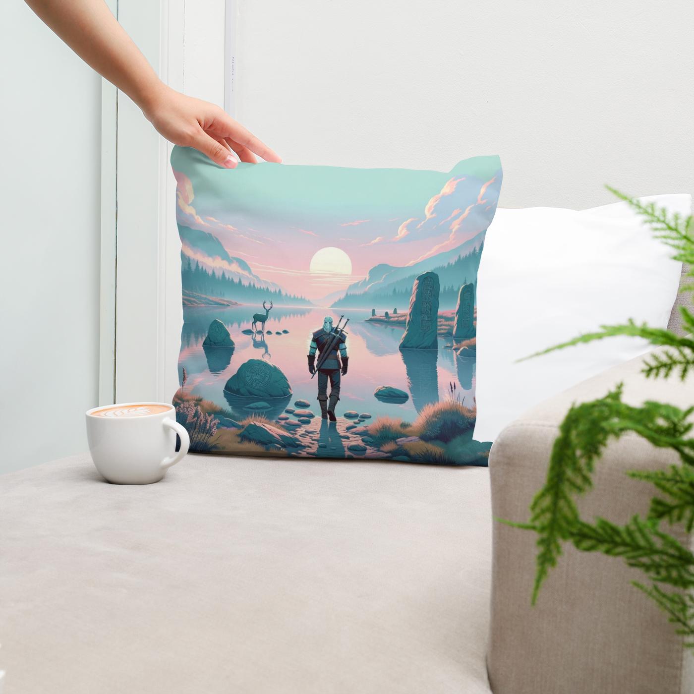 Twilight Tranquillity Cotton Cushion