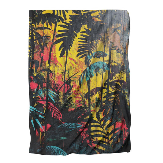 Jungle Graffiti Blanket