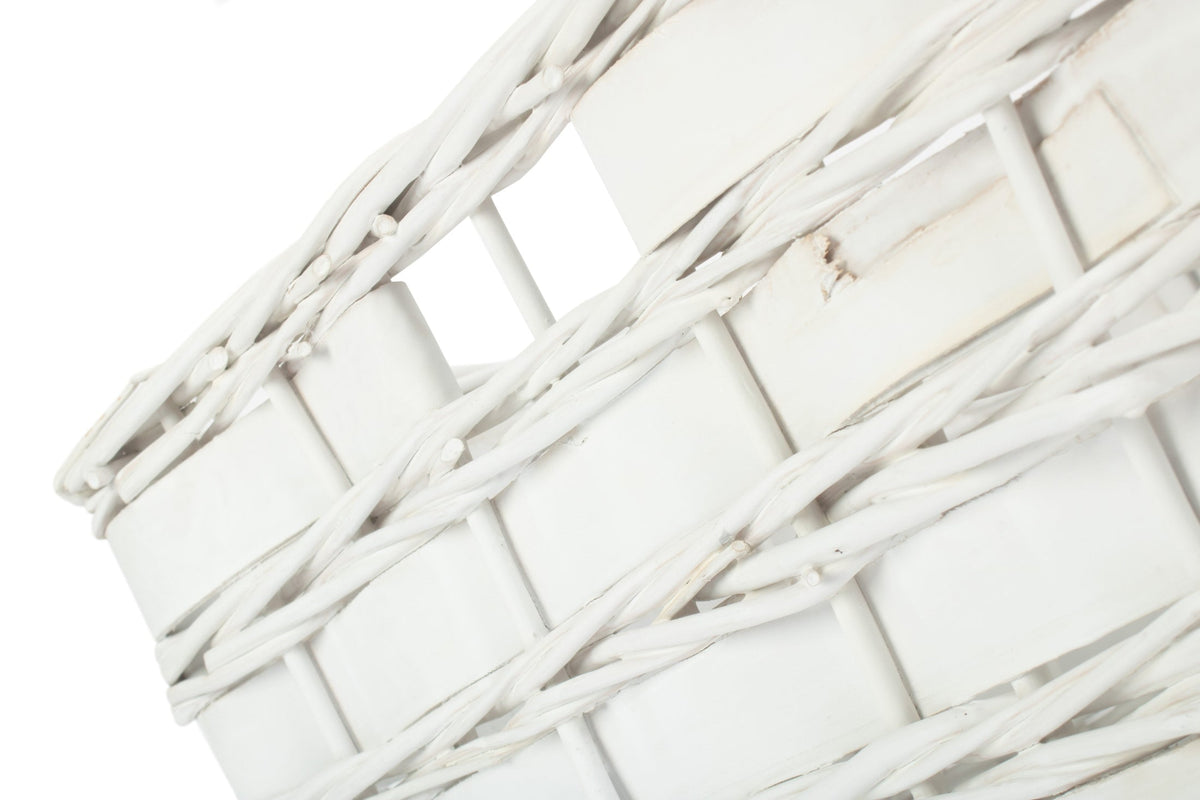 Extra Large White Scandi Storage Basket