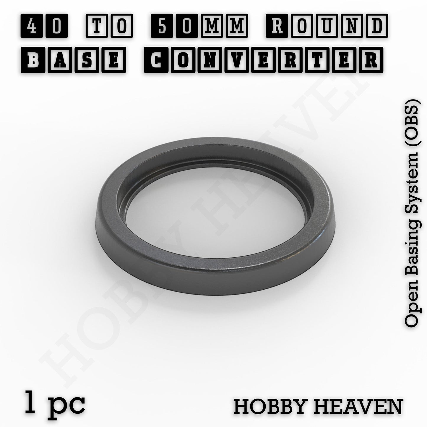 Round to Round Base Converters 3D Print Full Range