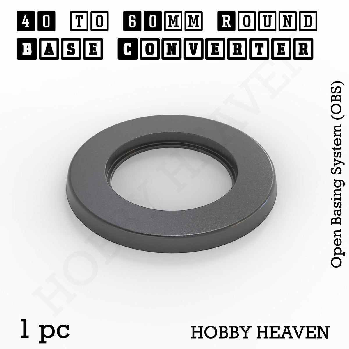 Round to Round Base Converters 3D Print Full Range