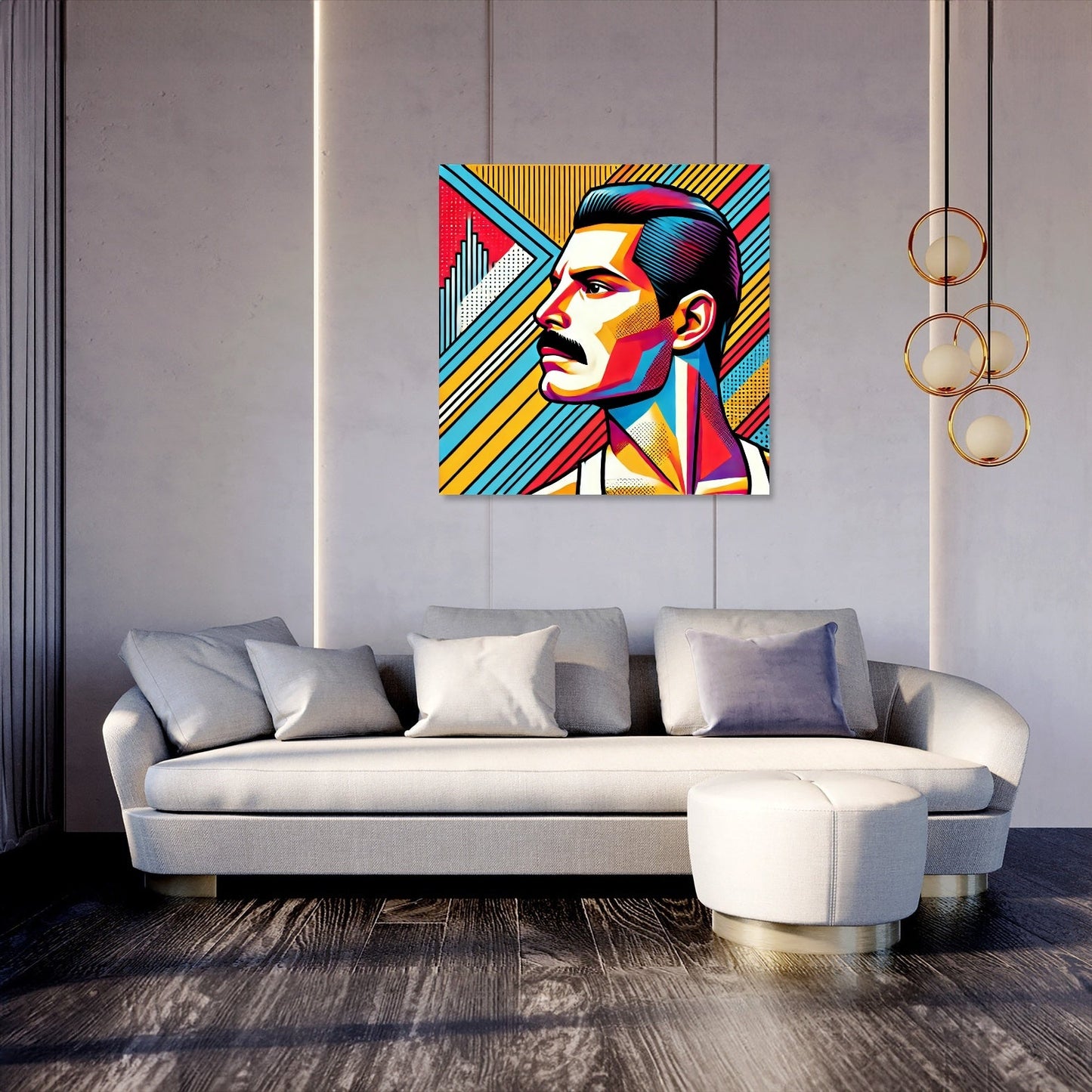 Iconic Rockstar Profile Canvas