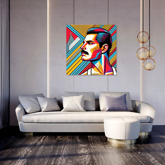 Iconic Rockstar Profile Canvas