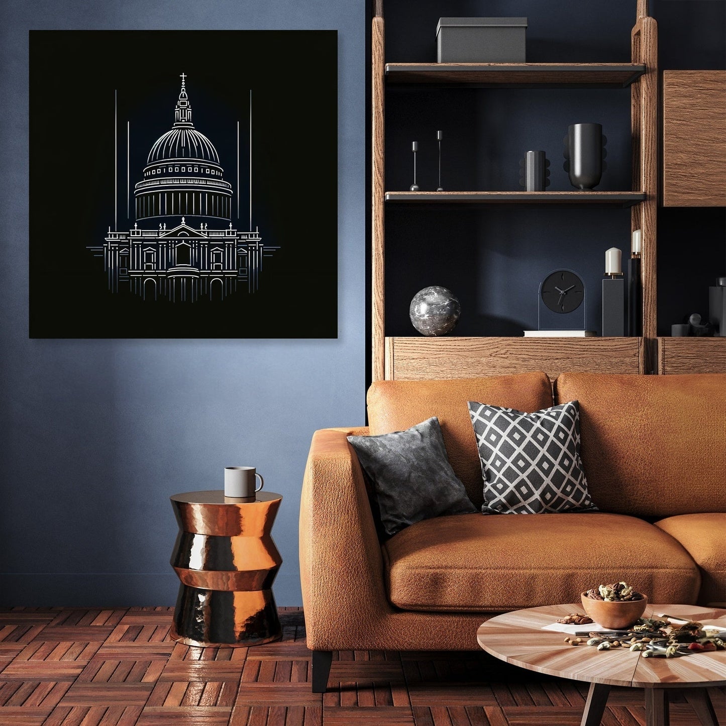London's St. Paul's Night Elegance Canvas