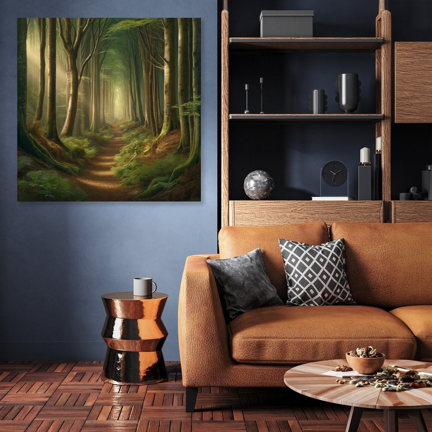 Ancient Forest Path Canvas