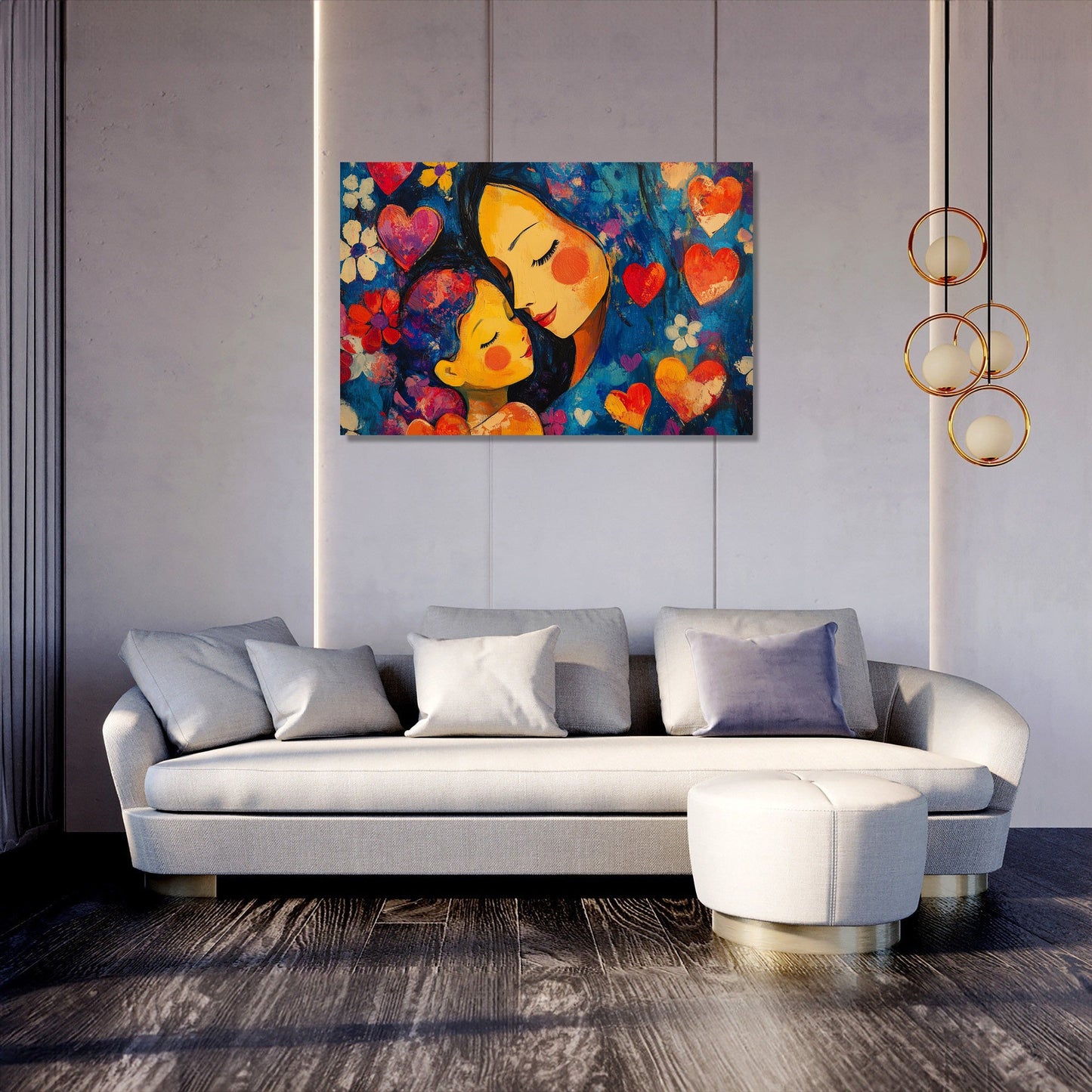 Maternal Embrace Canvas