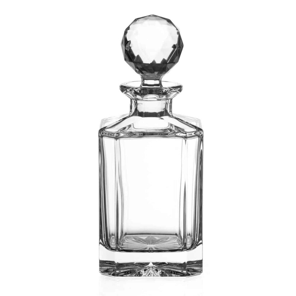 Crystal Square Decanter - 0.8Ltr