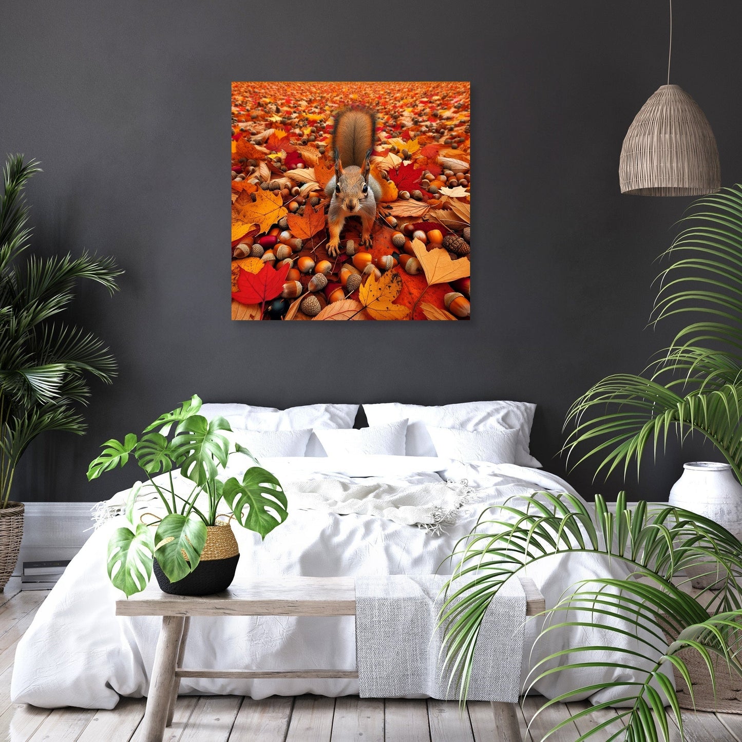 Autumn Forager Canvas