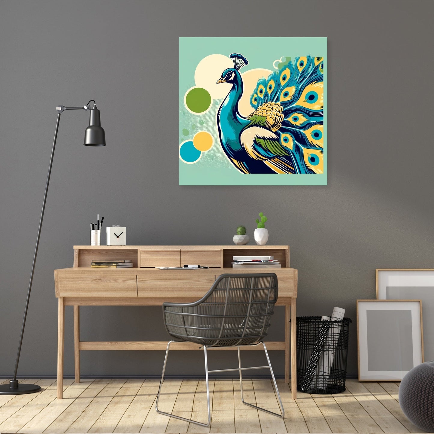 Majestic Peacock Canvas