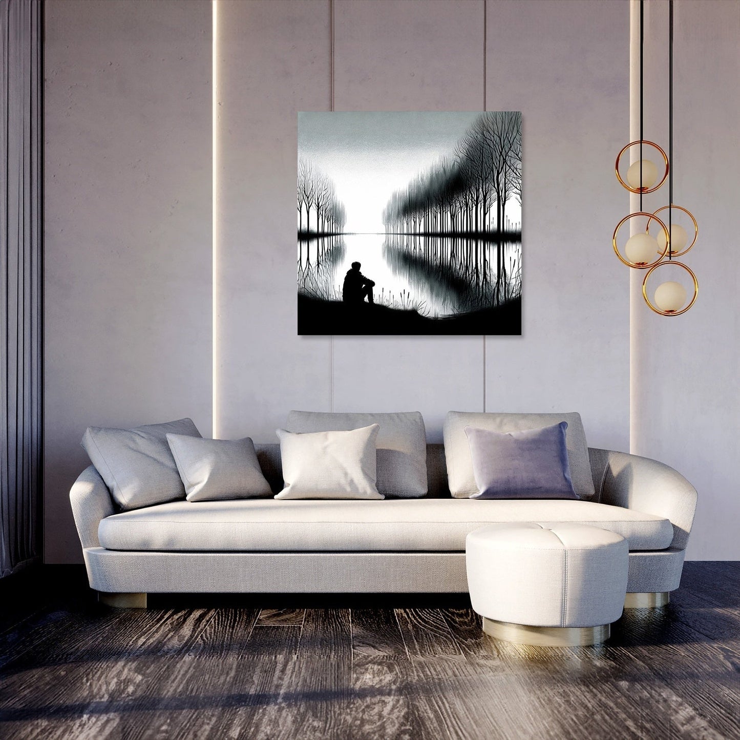 Reflections of Solitude Canvas
