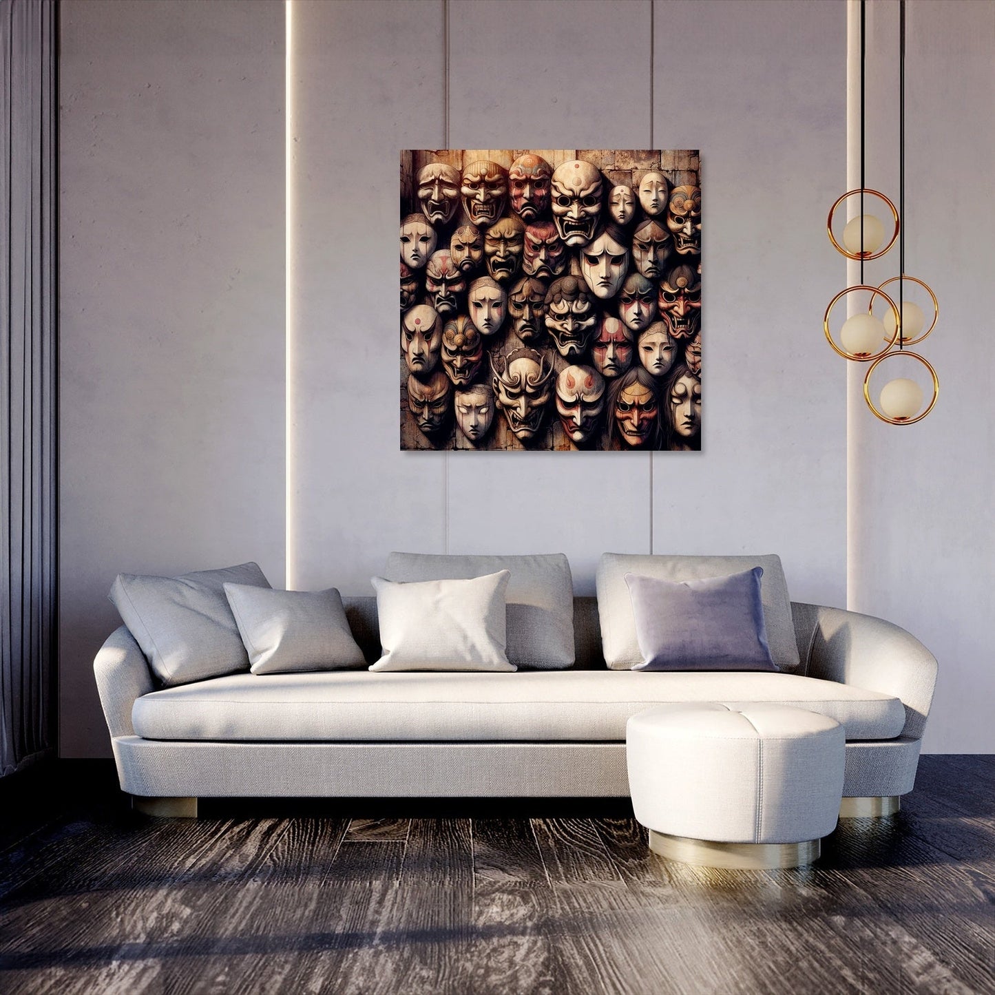 Mystery of Masks Canvas