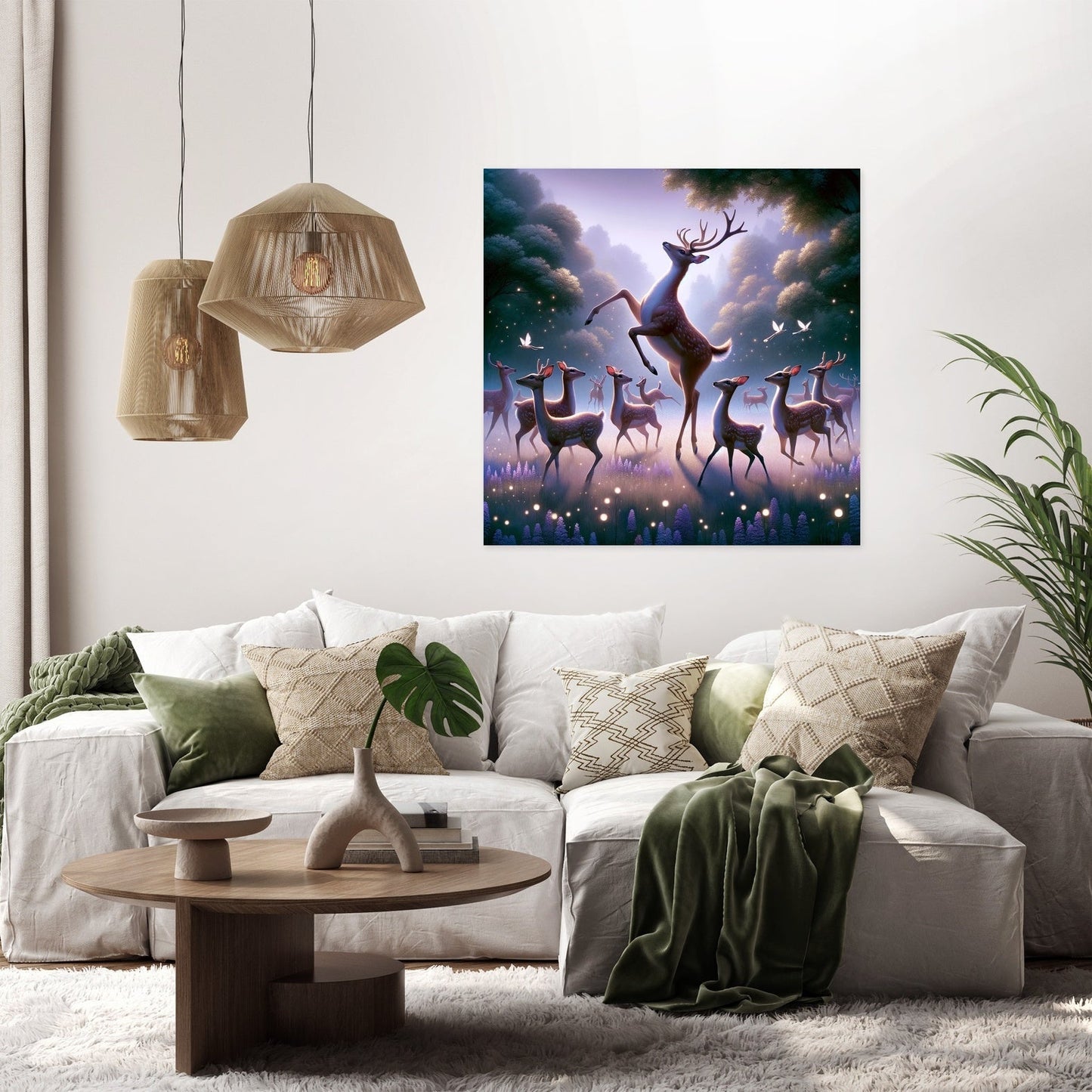 Ballet Deer Canvas