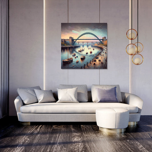 Newcastle Quayside Serenity Canvas