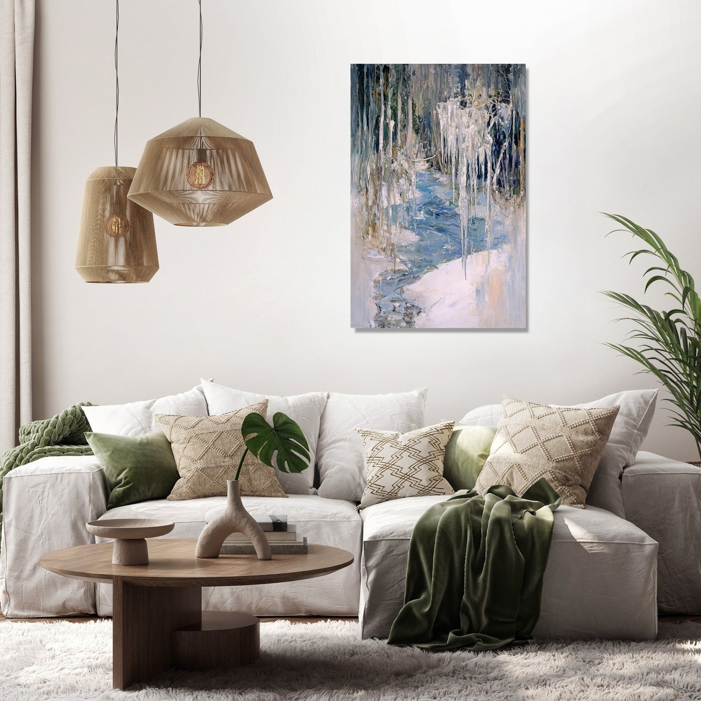 Frozen River Canvas