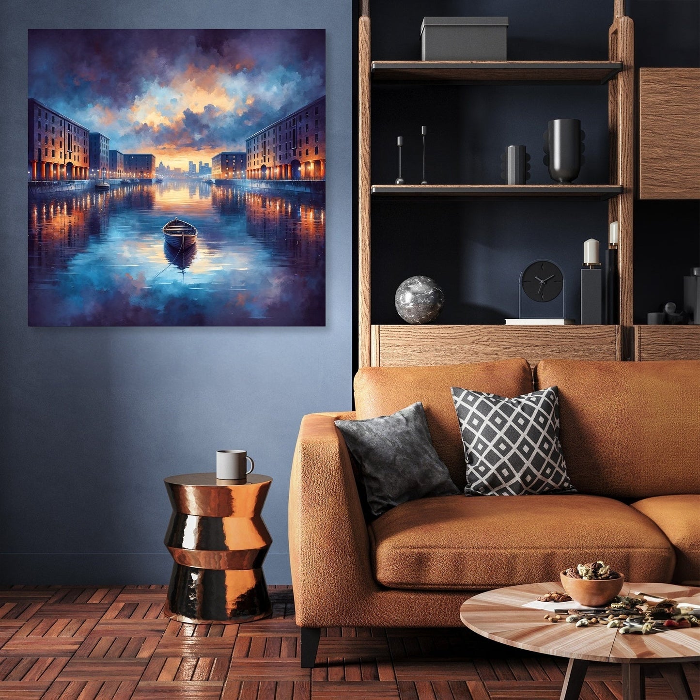 Liverpool's Albert Dock Reverie Canvas