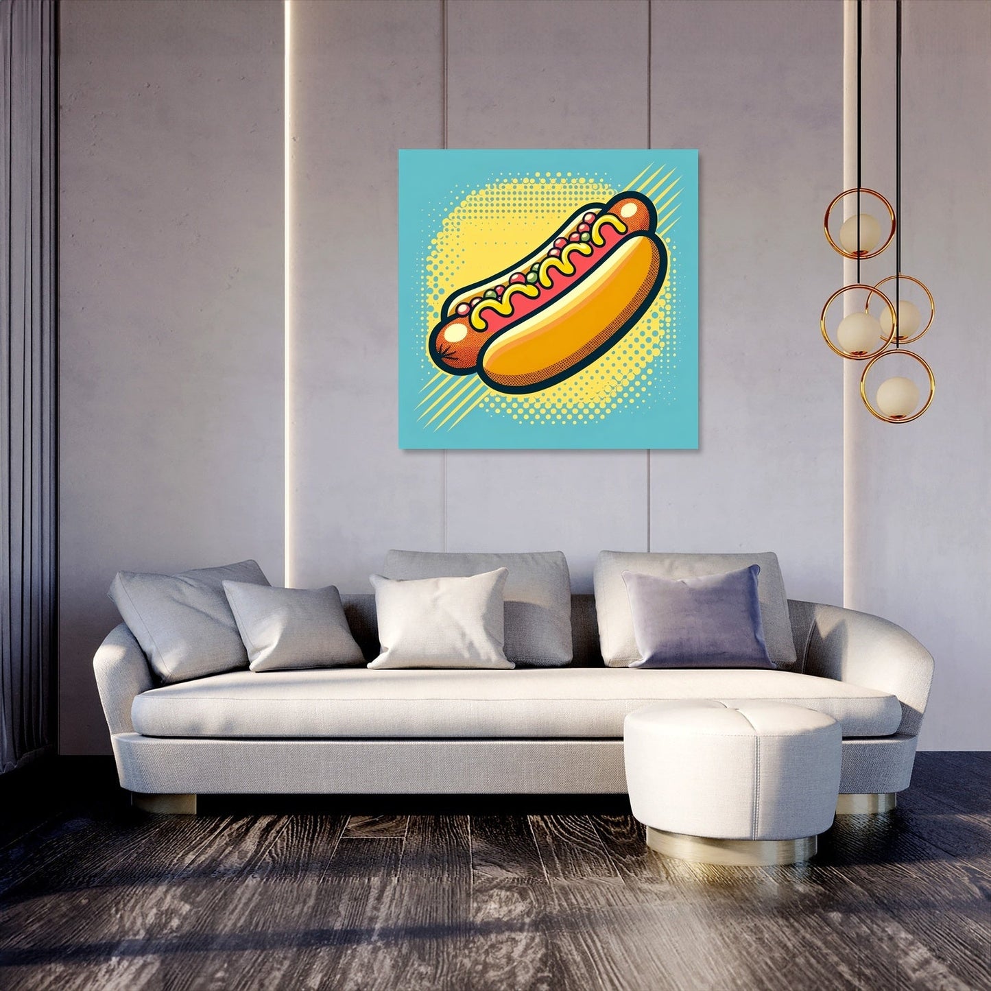 Pop Dog Canvas