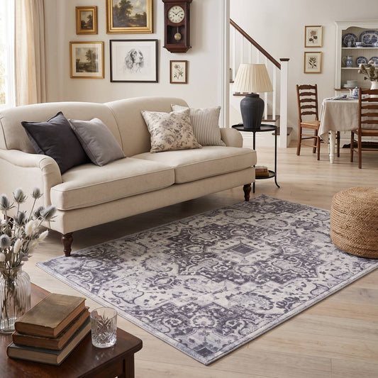 Montana Vintage Grey Rugs | 4060