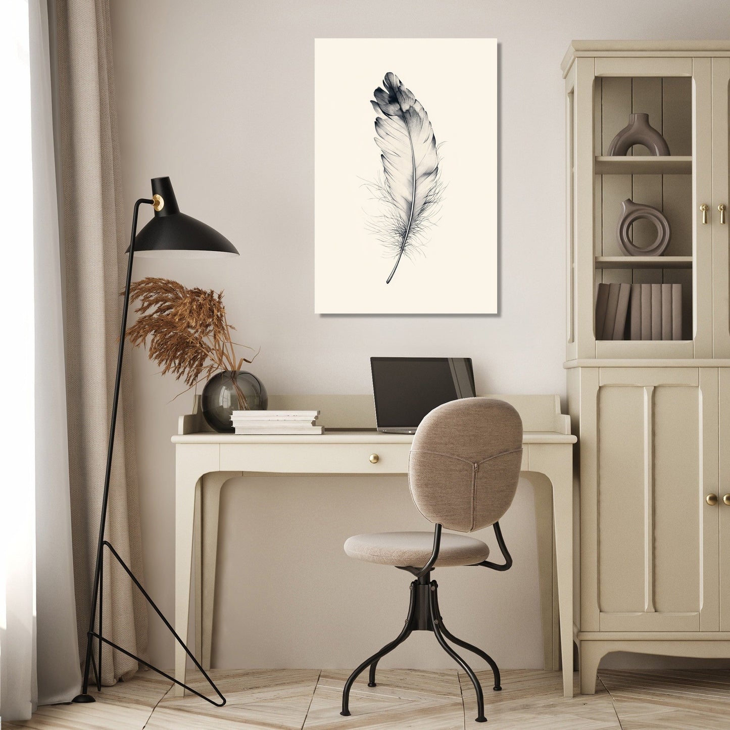 Ethereal Feather Canvas