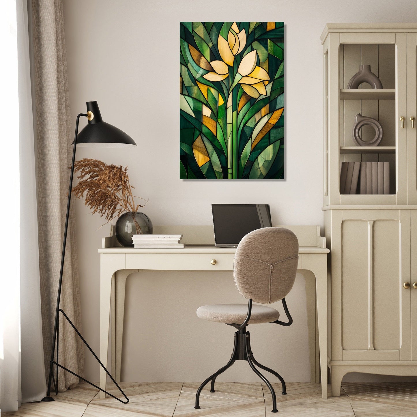 Leek and Daffodil Canvas