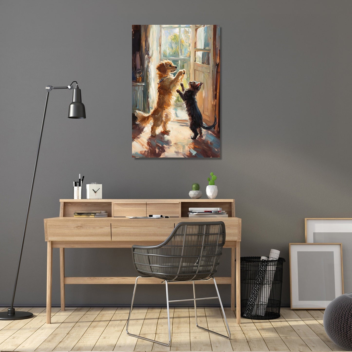 Curious Companions Canvas