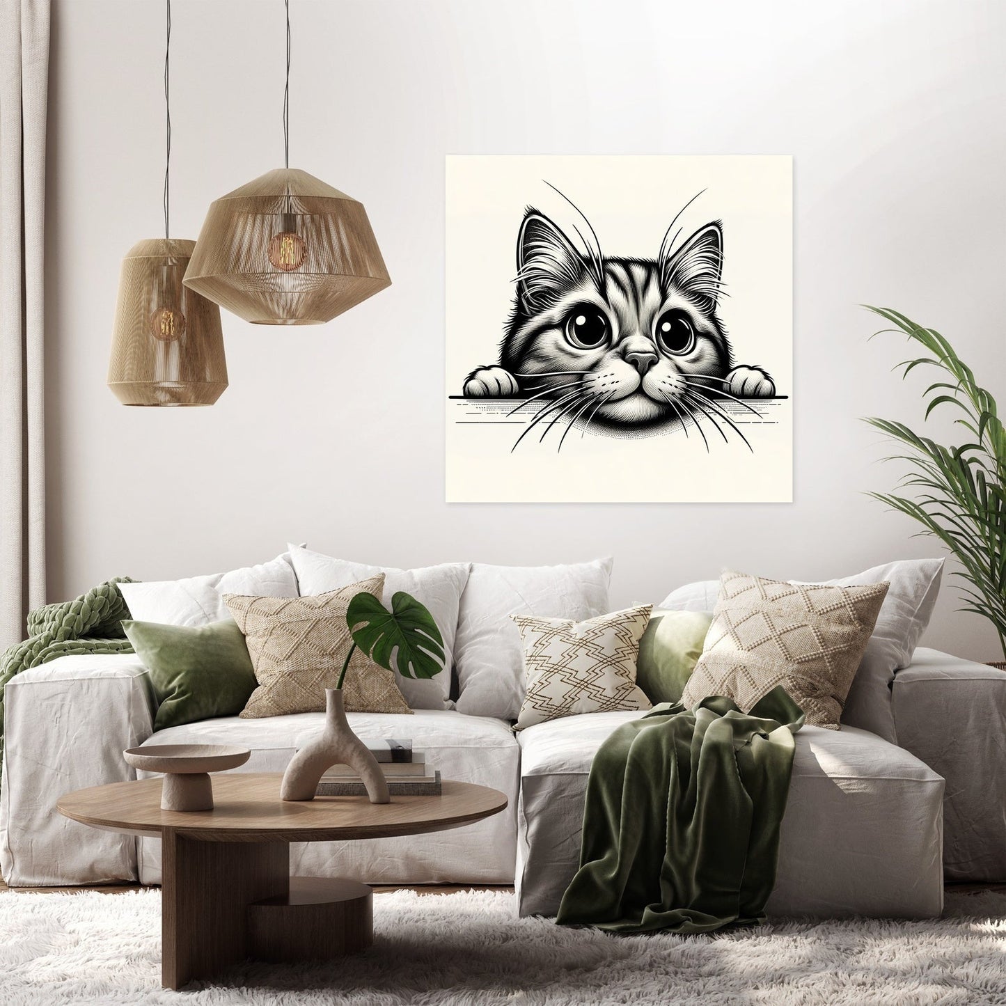 Curious Cat Canvas