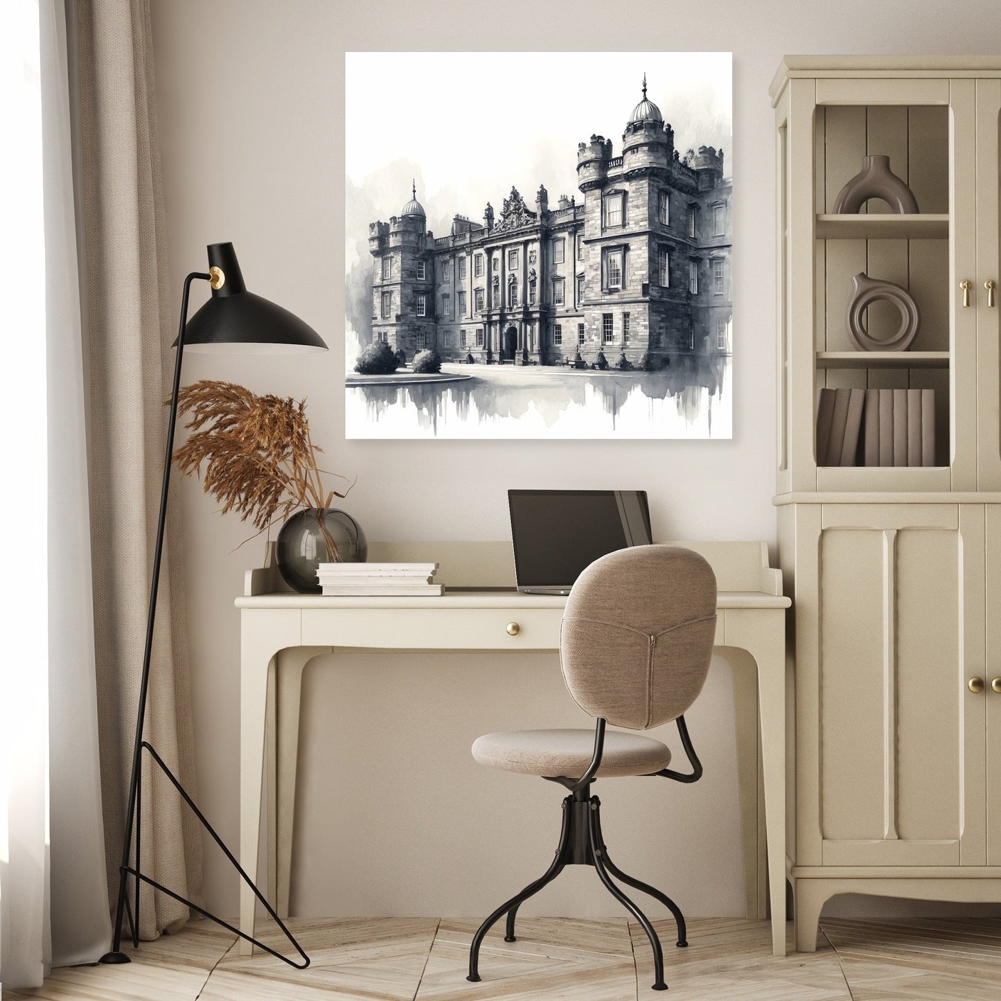 Edinburgh's Holyroodhouse Elegance Canvas