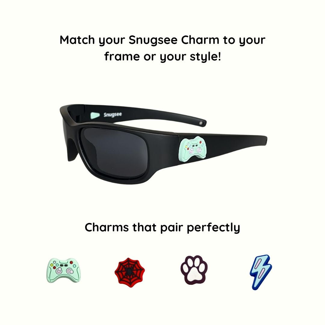 Jet Black Kids Sunglasses | Polarised Lens | Classic Fit | 6-12 Years