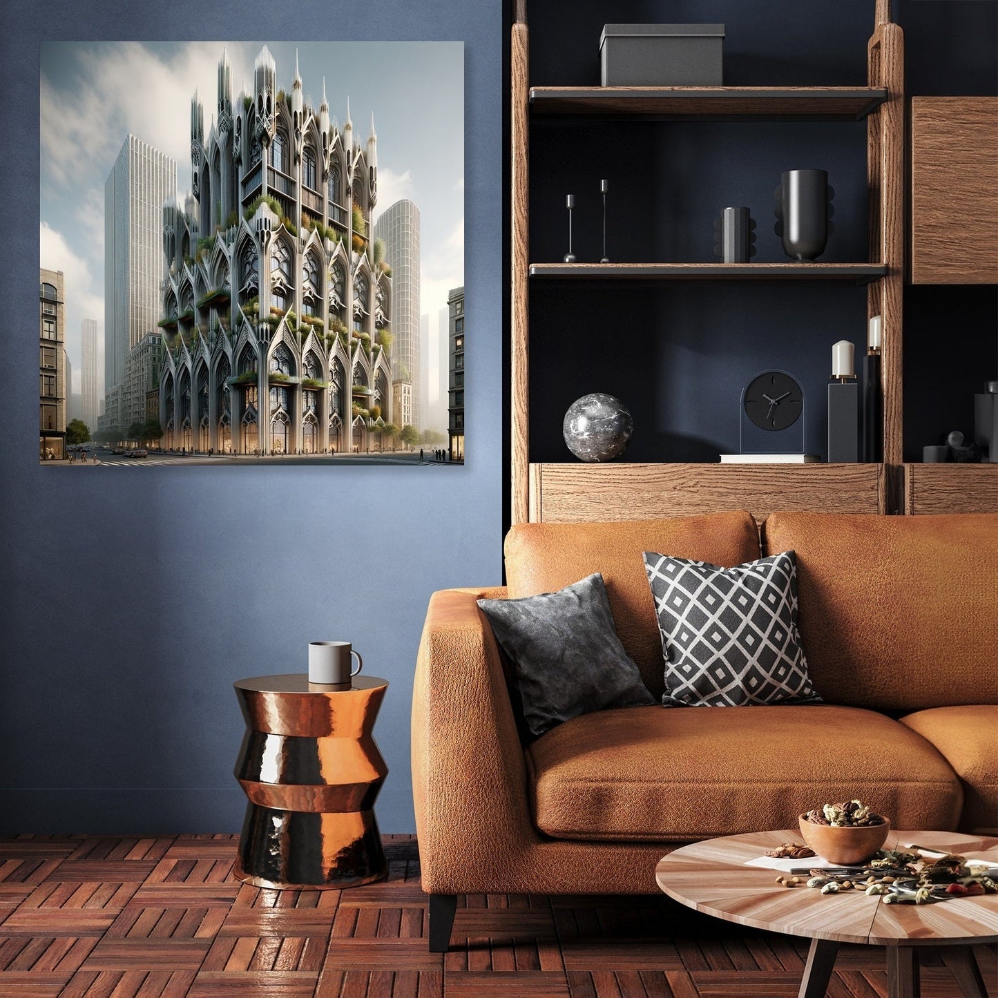 Gothic Urban Fusion Canvas