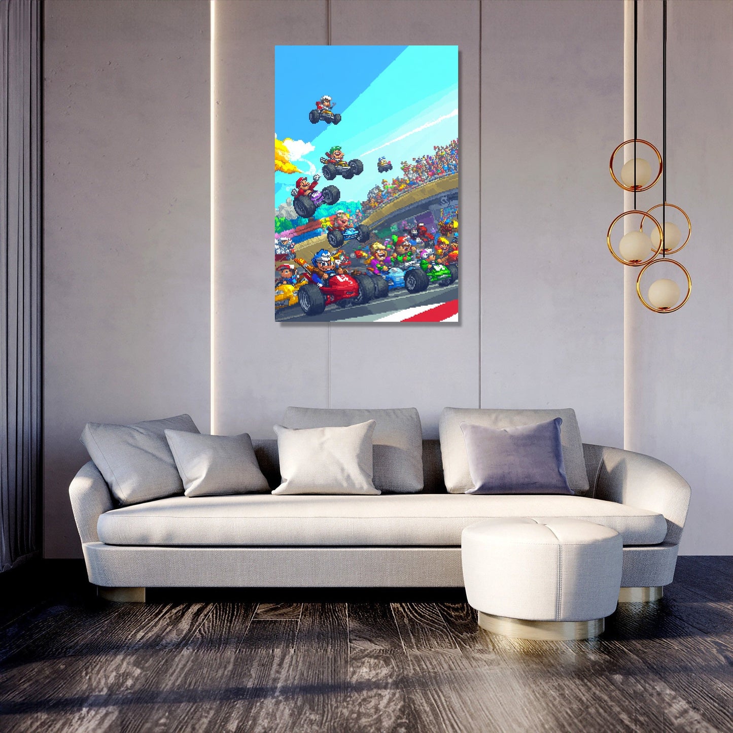 Turbo Kart Racing Canvas