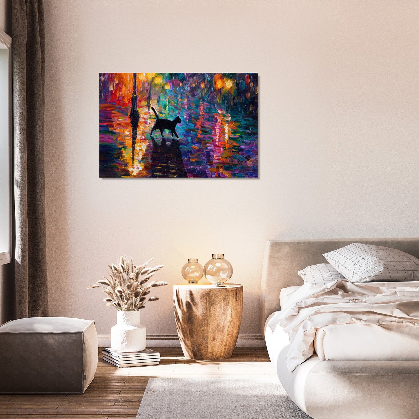 Cat’s Nocturne Canvas
