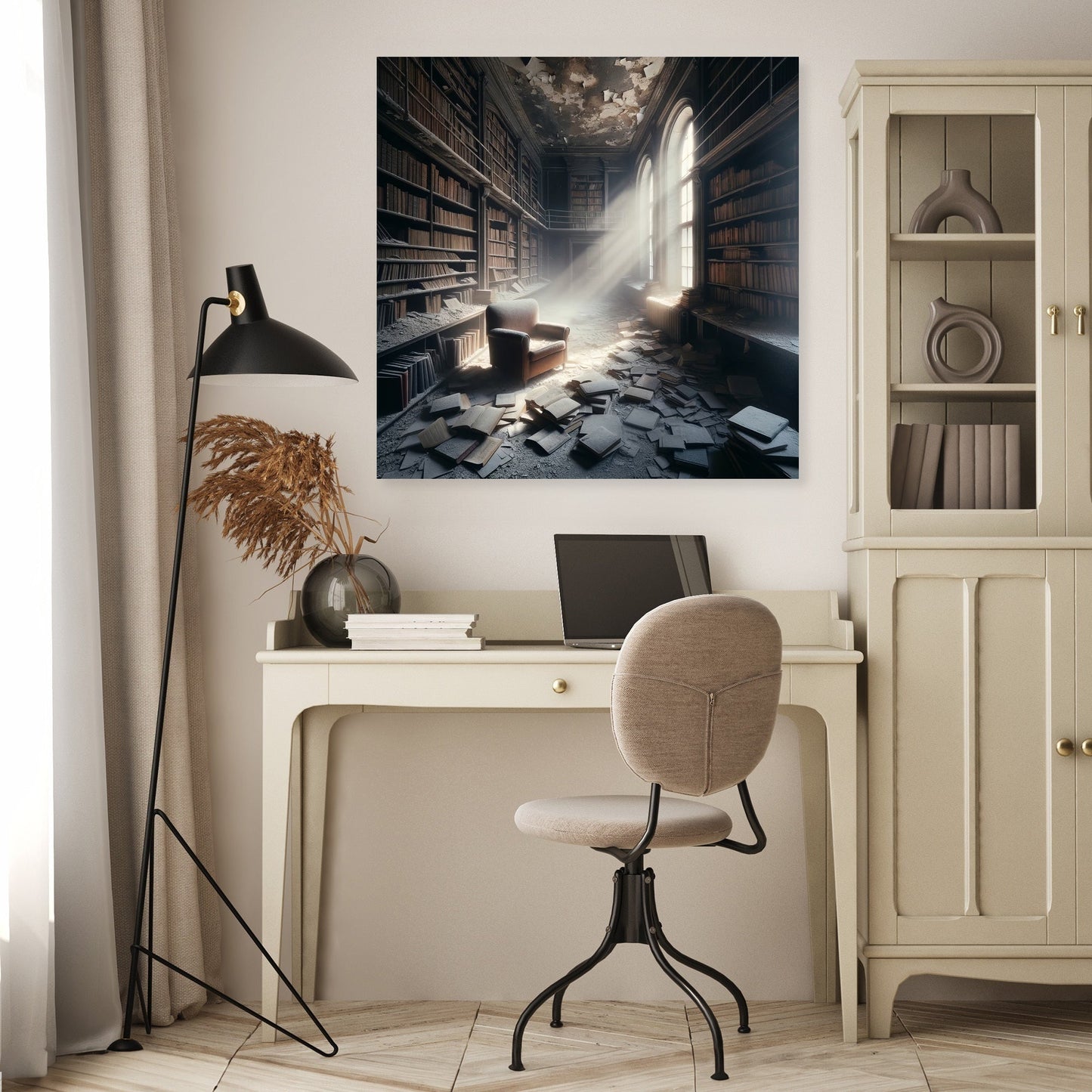 Dusty Library Canvas