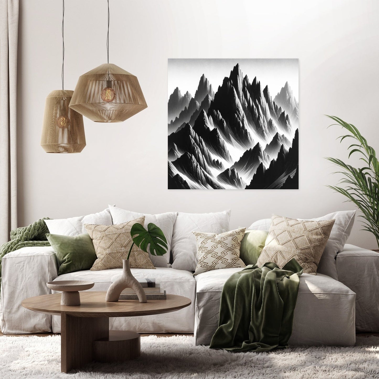 Summit Shadows Canvas