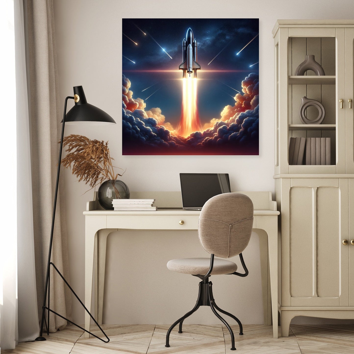 Rocket Liftoff Canvas