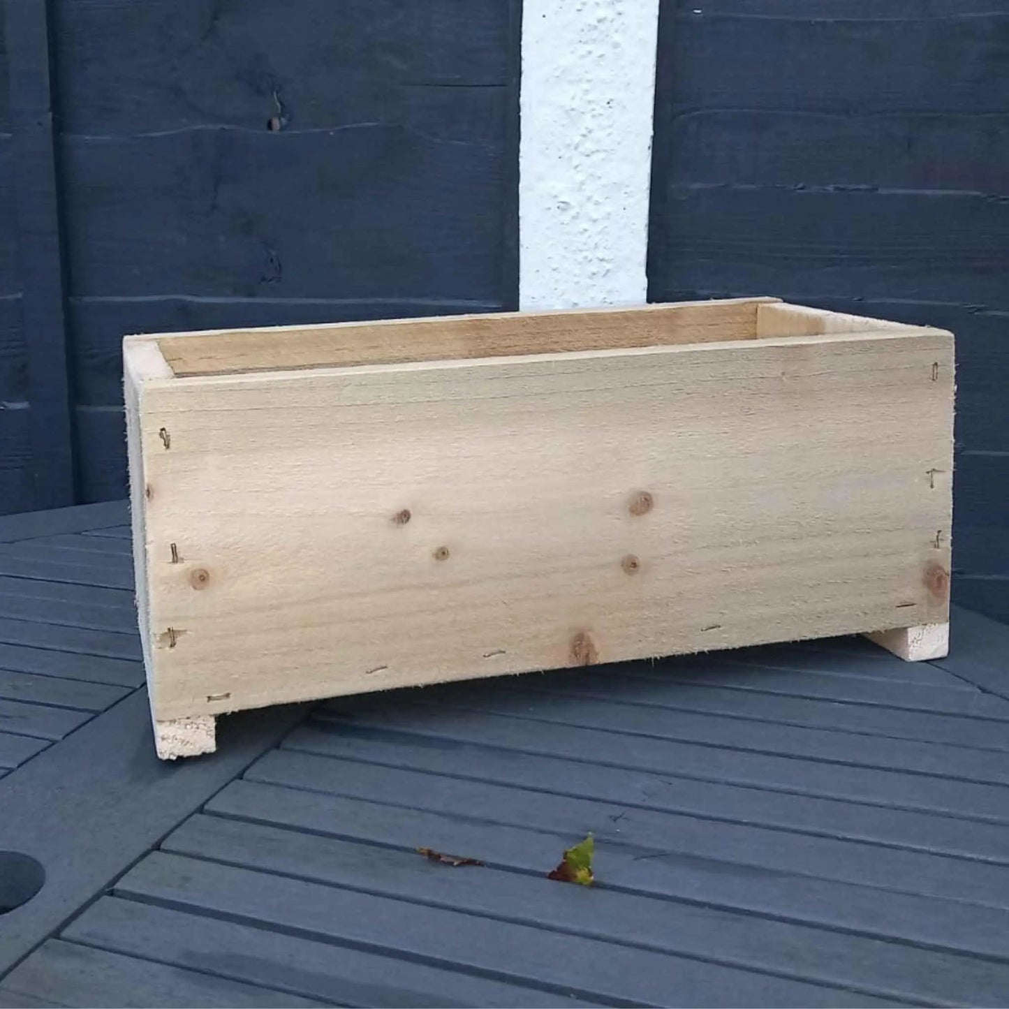 40cm Rustic Wooden Planter box