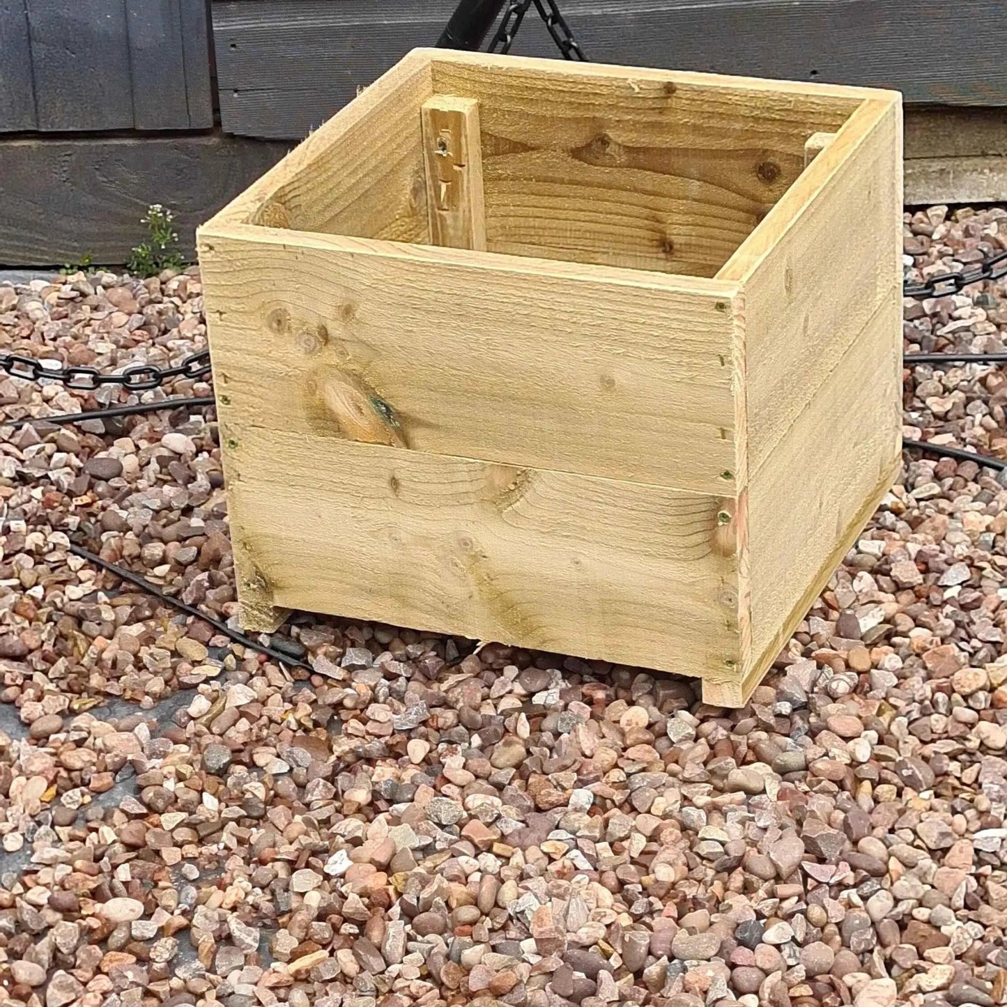 40cm Square wooden Planter in 4 heights