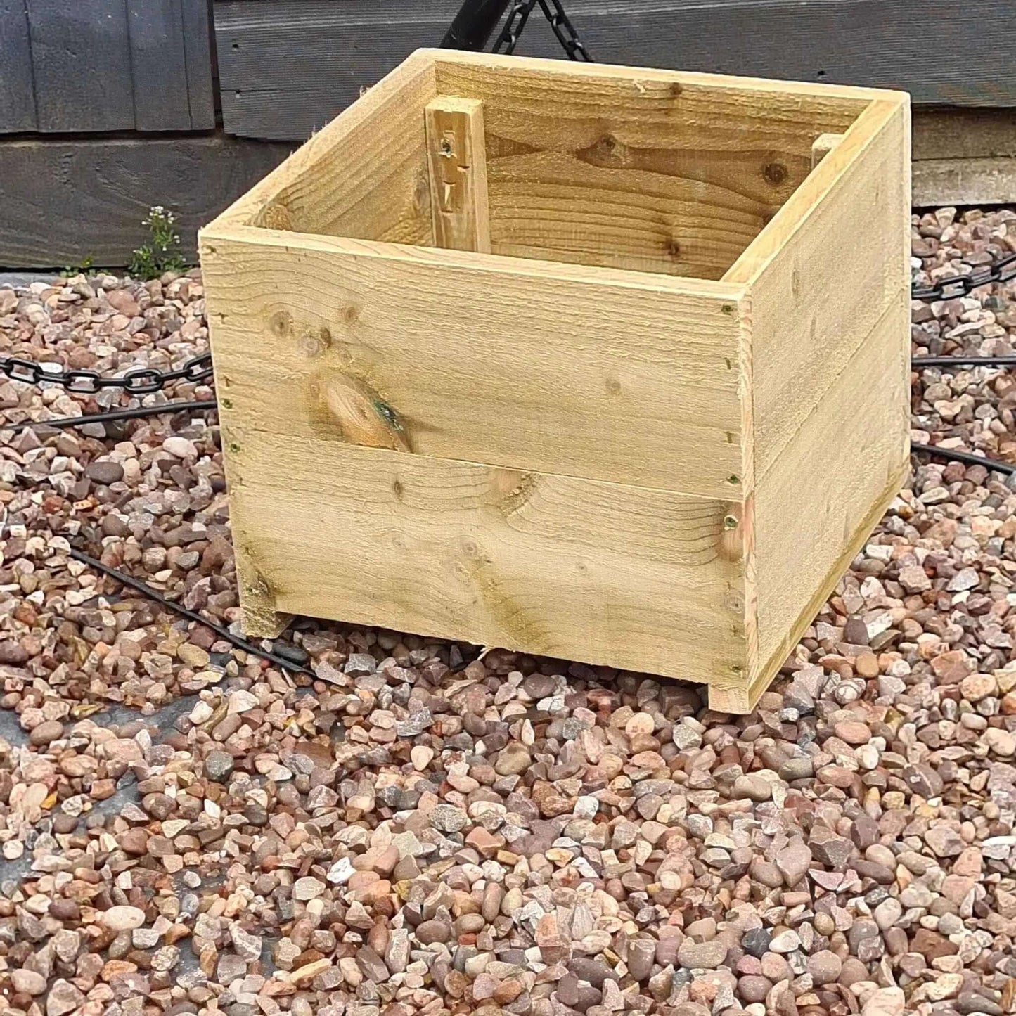 40cm Square wooden Planter in 4 heights