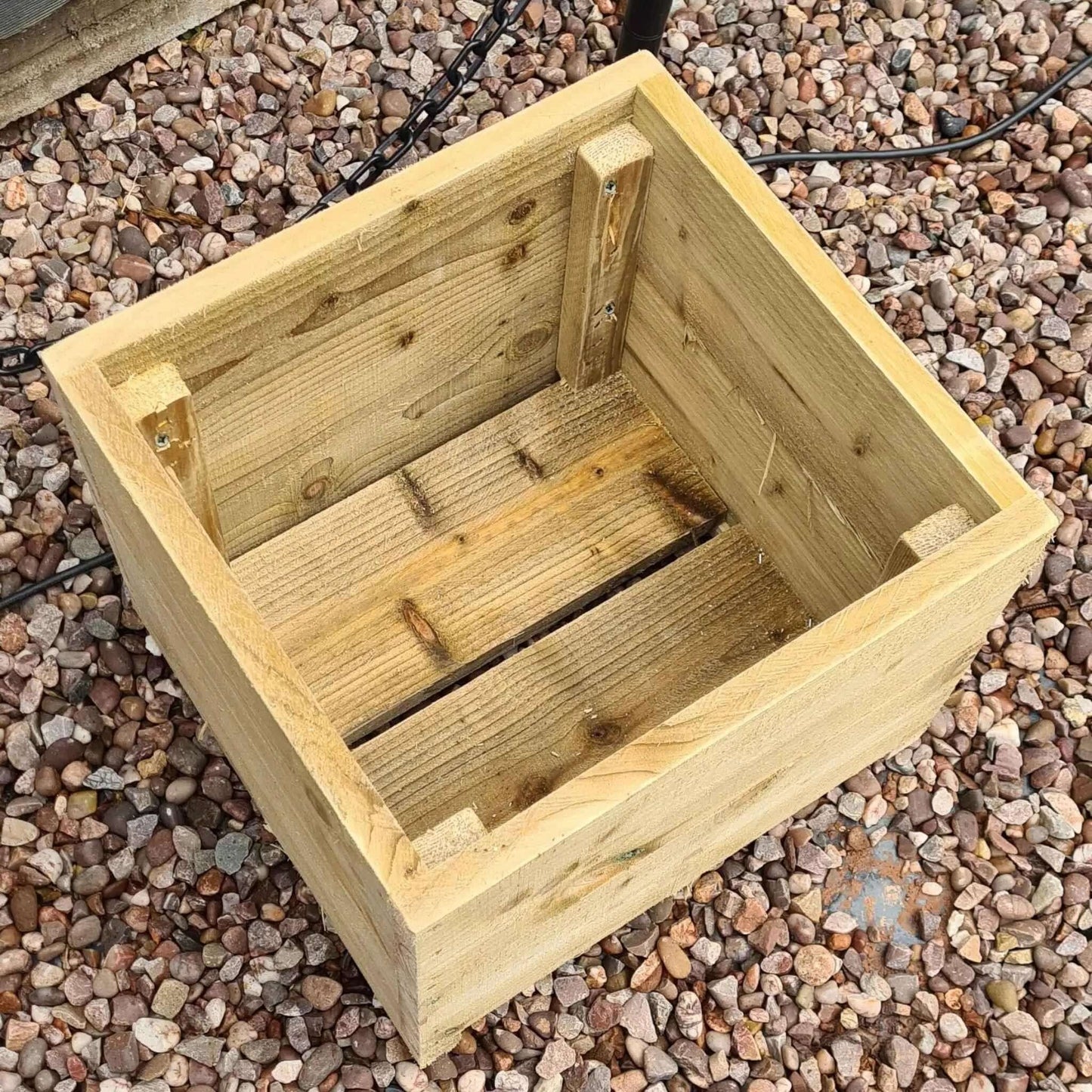 40cm Square wooden Planter in 4 heights