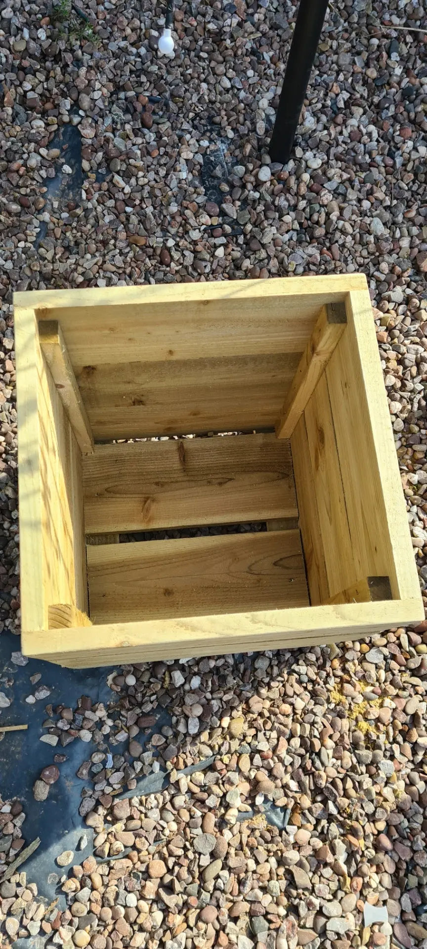 40cm Square wooden Planter in 4 heights