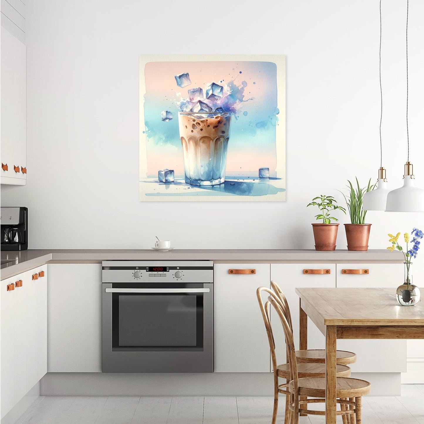 Morning Serenity Iced Latte Canvas