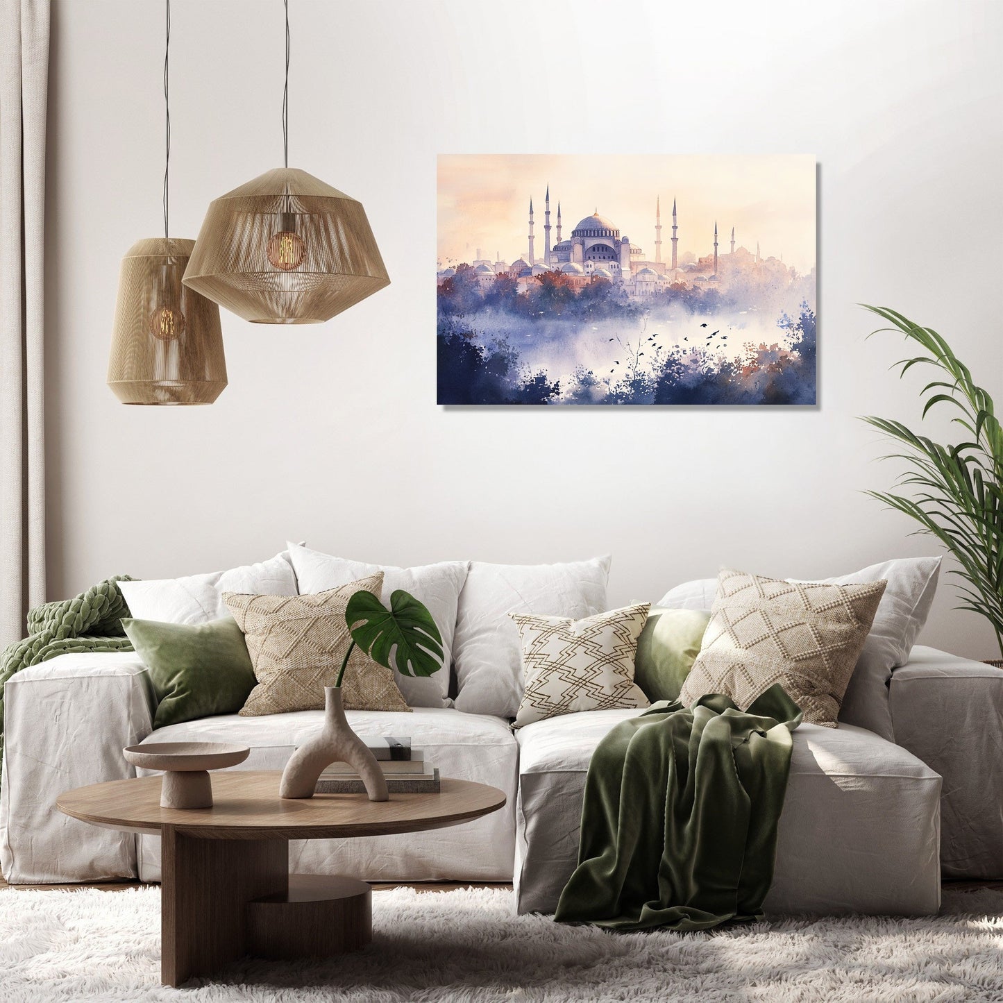 Hagia Sophia Sunrise Canvas