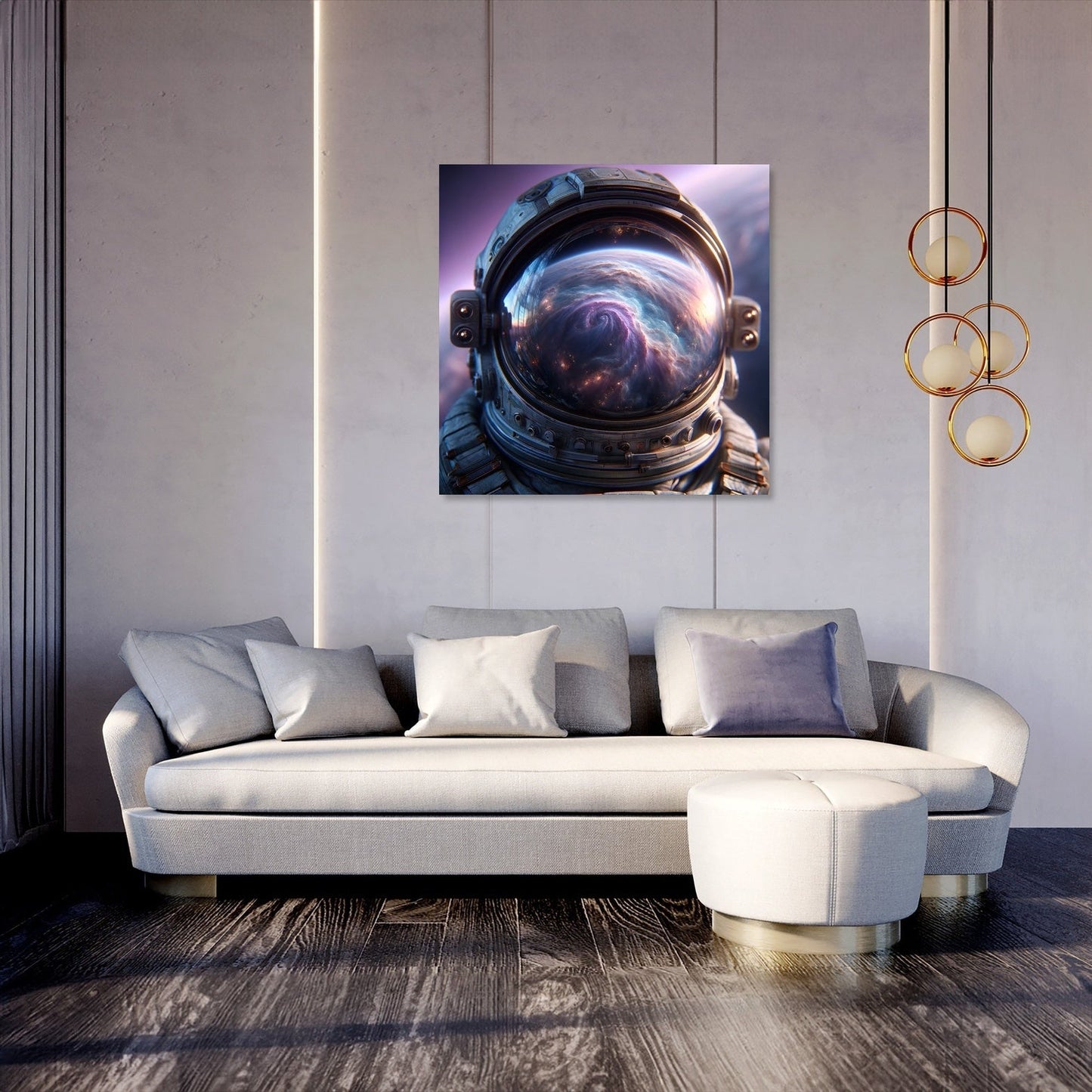 Cosmic Reflection Canvas