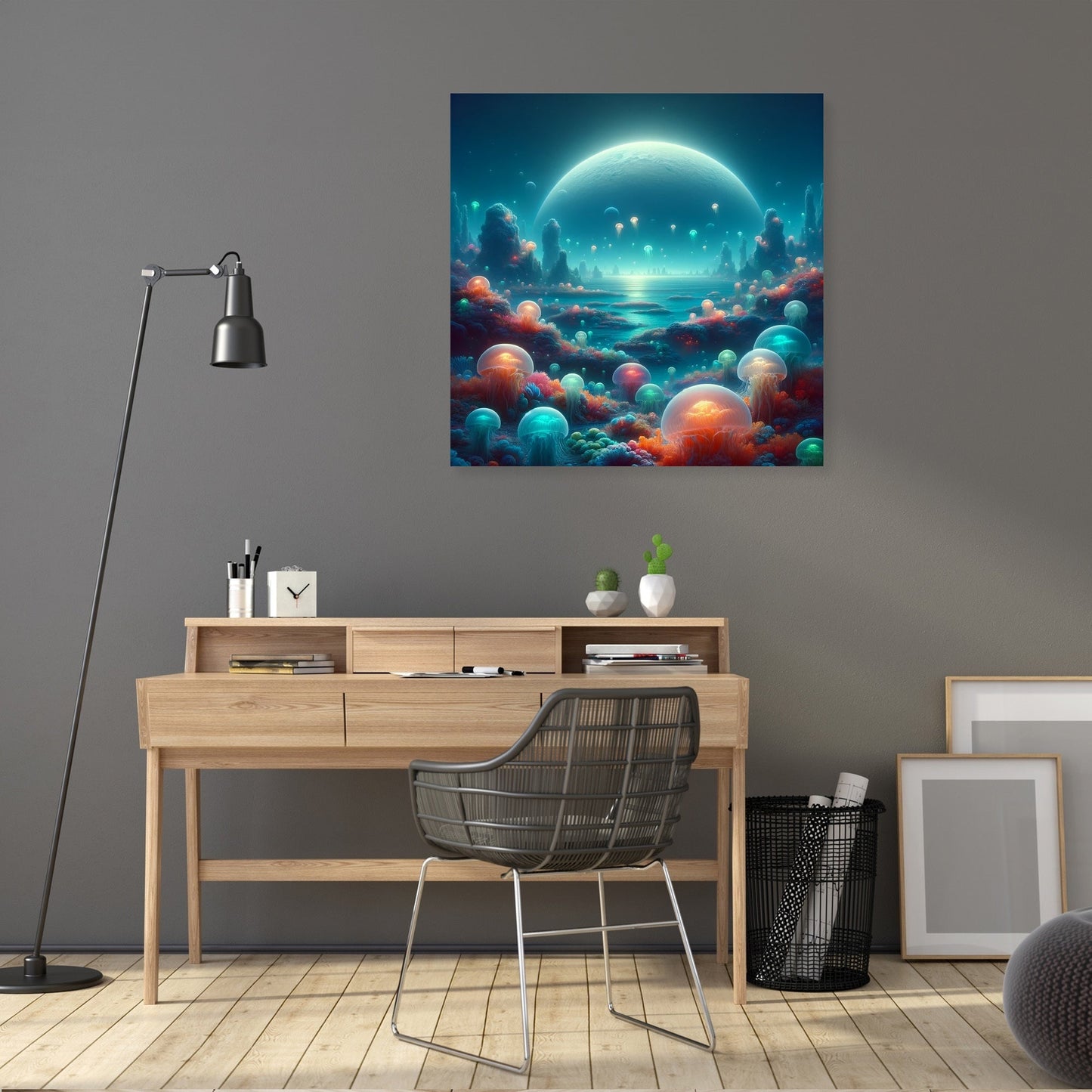 Alien Ocean Canvas