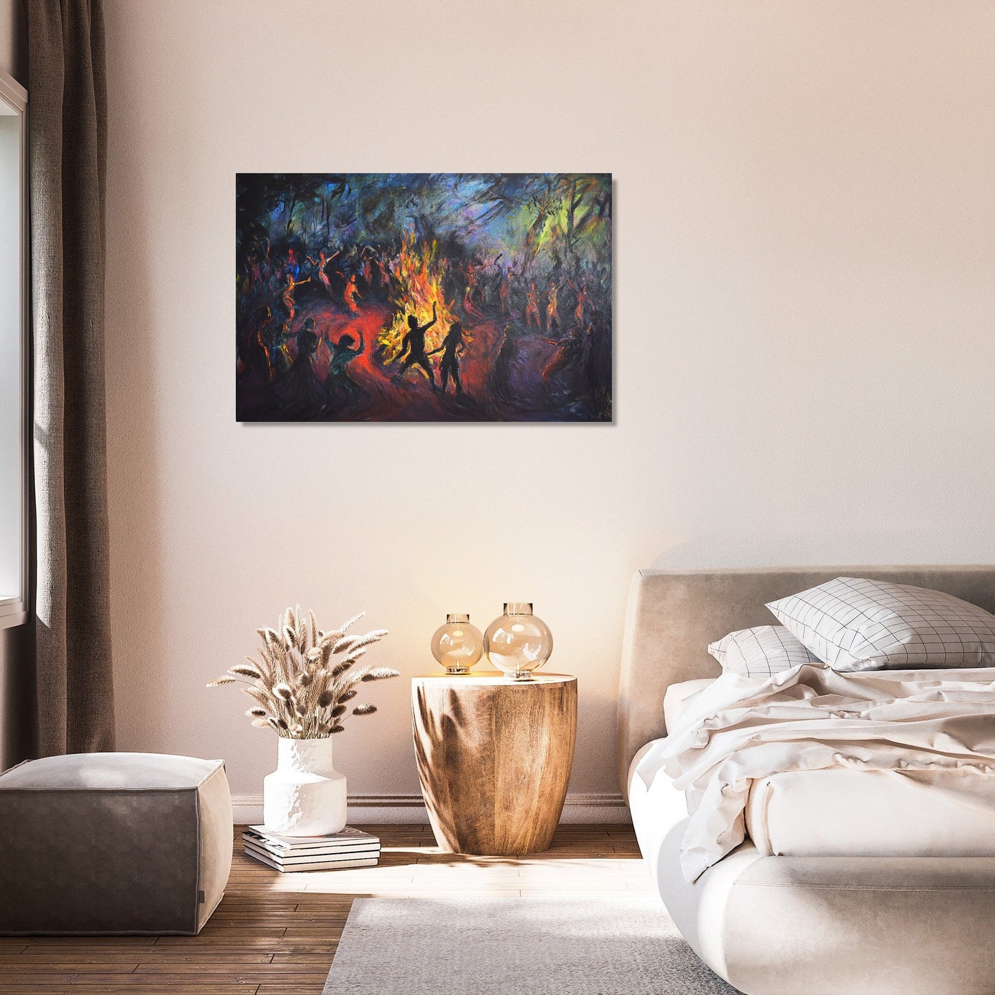 Bealtaine Bonfire Canvas