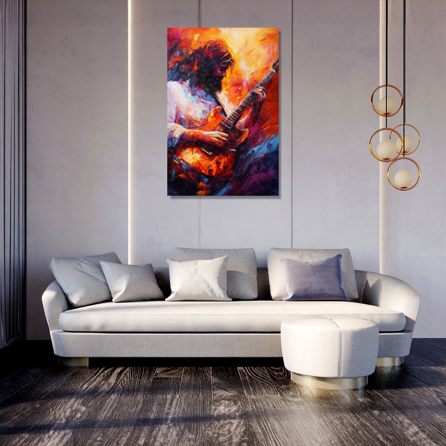 Guitarist's Passion Canvas